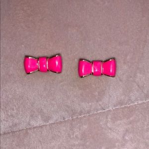 Kate Spade Pink Bow Studs